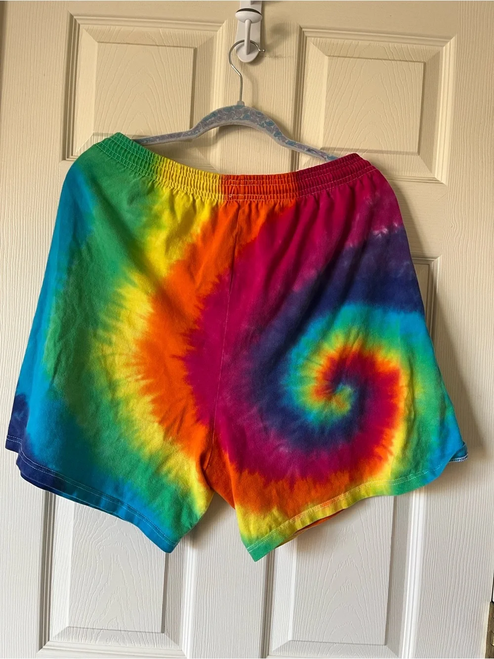Tie-Dye Rainbow Women's Lounge Shorts
